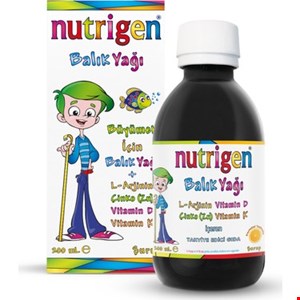 شربت افزایش قد نوتریژن Nutrigen اورجینال حجم ۲۰۰میلی لیتر انقضا فول