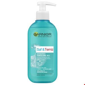 ژل شستشوی صورت فرانسوی ضد جوش و چربی اورجینال گارنیر مدل  Garnier Saf and Temiz