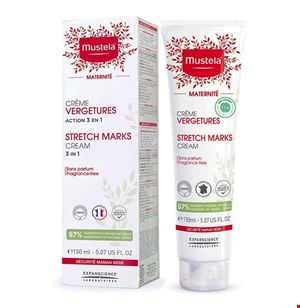 کرم پیشگیری و درمان ترک بارداری 3در1 موستلا 150 میل فرانسه ا Mustela Strech Marks Cream (ماستلا)