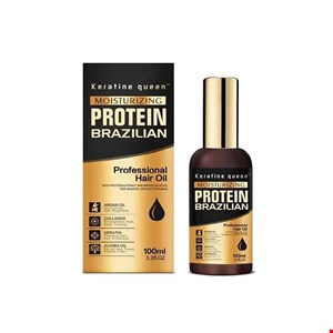 روغن آرگان پروتئین برزیلی کراتین کوئین بدون سولفات KERATINE QUEEN MOISTURIZING PORTEIN BRAZILIAN