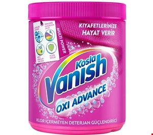 پودر لکه‌ بر لباس ونیش مخصوص لباس‌های رنگی مدل Oxi Advance